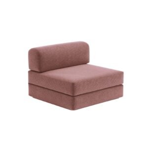 Nova Modular Single Seat-Dusty Rose