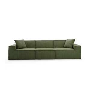 Cube Modular Sofa 3 Seater-Forest Green