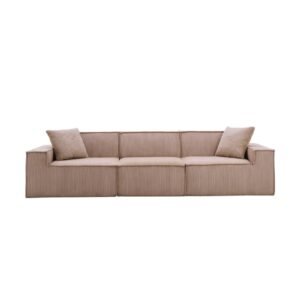 Cube Modular Sofa 3 Seater-Petal