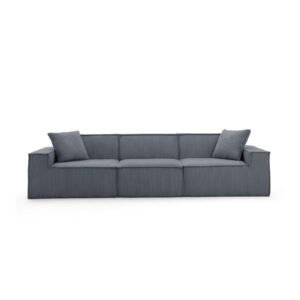 Cube Modular Sofa 3 Seater-Slate