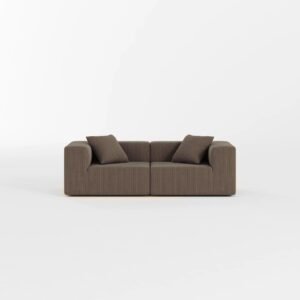 Milo Modular Sofa 2 Seater-Coffee