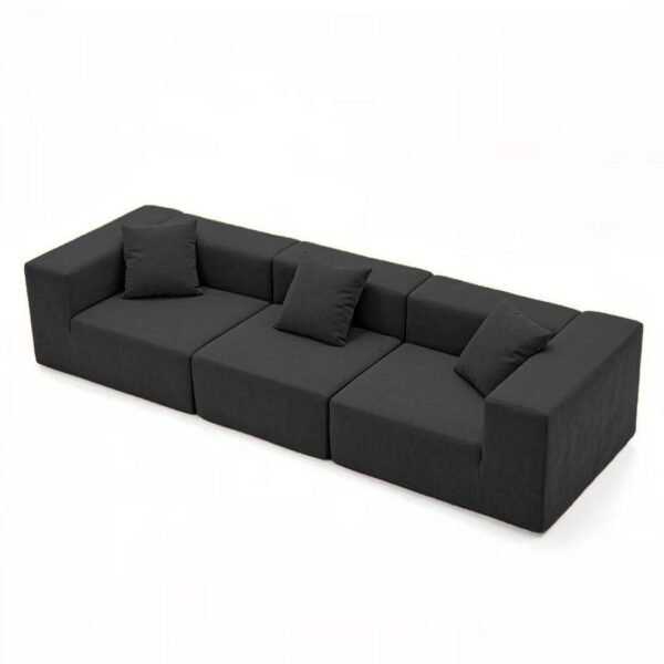 Milo Modular Sofa 3 Seater-Black - Image 2