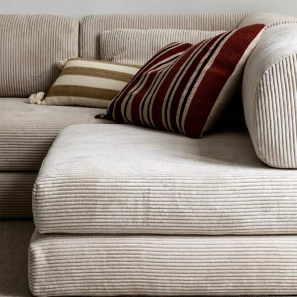 Nova L-Shaped Sofa-Orange - Image 5