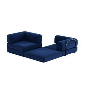 Nova Modular Sofa Bed-Blue