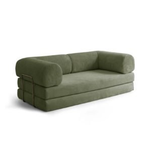 Nova Sofa Bed-Forest Green