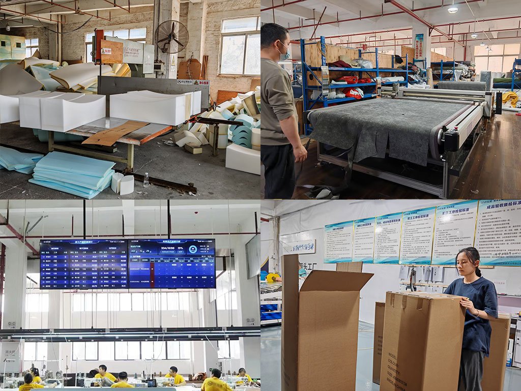 compressed sofa working shop