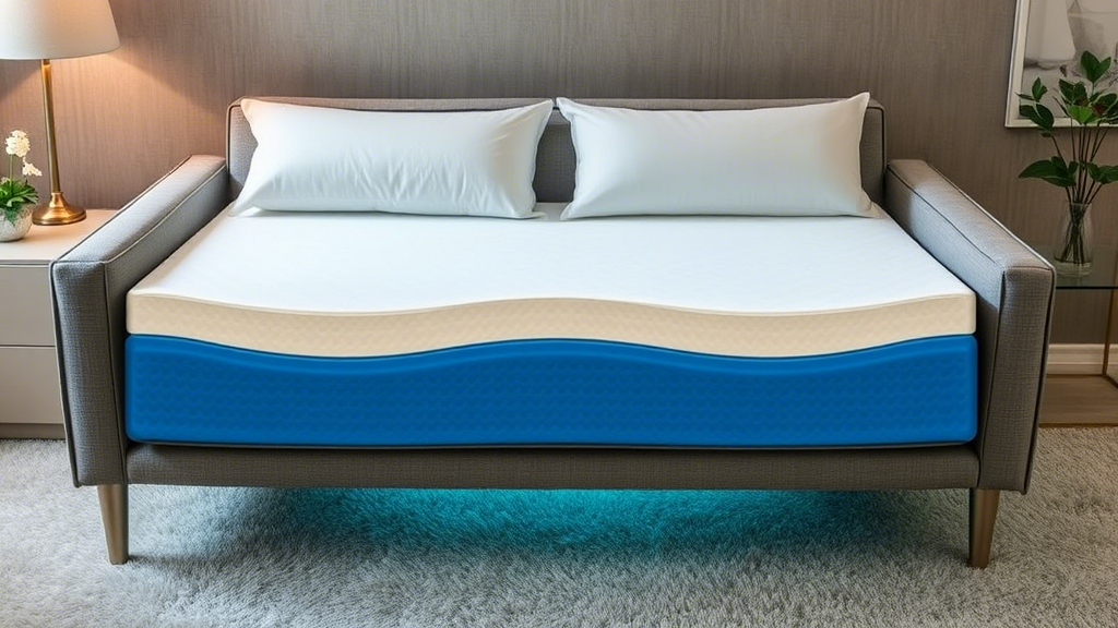 Memory foam in compressed sofa supports spinal alignment for better sleep, ensuring a comfortable and healthy posture during rest.