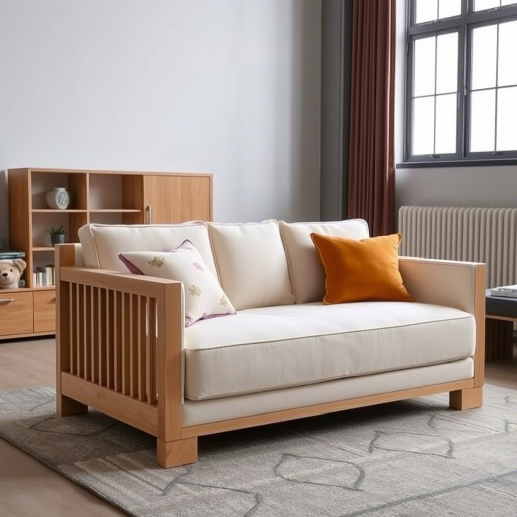 High-density foam and sturdy frames used in Chinese compressed sofas.