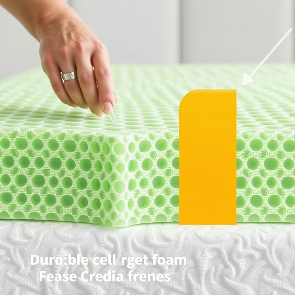 Durable closed cell foam outlasting other cushion materials